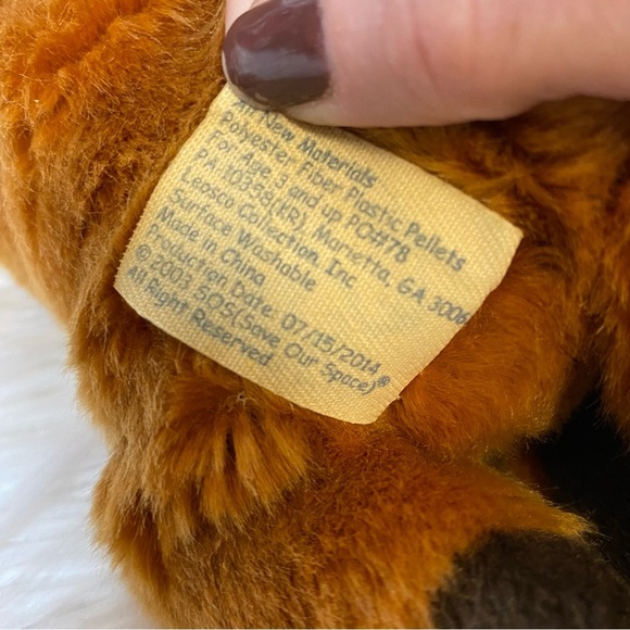 SOS Fox Plush Stuffed Animal Toy 12" Save Our Space Red Rare HTF Cute Wildlife - Picture 8 of 10